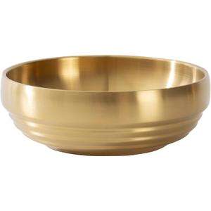 Large Decorative Key Bowl - Entryway Table Key Holder, Home Decor Catch All (Gold) (7.4 INCH Gold)