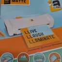 Matte Thermal Laminating Pouches, 9 x 11.5 Inches, 3 Mil Thick, Matte Finish, 50 Pack, Fitted for Letter Size Laminating Sheets 8.5 x 11