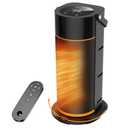 Space Heater - 1500W Portable Space Heaters for Indoor Use, PTC Ceramic Electric Heater with Remote, 4 Modes, 9H Timer, Low Noise, 70°Oscillation, Overheat & Tip-Over Protection for Office Home - Missing Remote