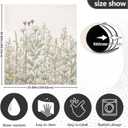 Herb Flower Dishwasher Magnet Cover, Reuseable Refrigerator Magnet Cover Decal Fridge Microwave Stickers Hoilday Party Decor, 23 x 26 Inch