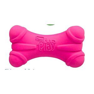 Hartz DuraPlay Bone Squeaky Latex Dog Toy for Medium Breeds