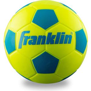 Franklin Sports Kids Foam Soccer Ball - Mini Soft Foam Youth Soccer Ball - Indoor + Outdoor Toy Soccer Ball for Kids - Probrite 6.5" Mini Foam Ball - Soft Backyard + Practice Toy Ball - Yellow
