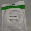 Right Angle Cat6 Ethernet Cable,90 Degree Upward White Ethernot Patch Cable,RJ45 Internet LAN Computer Patch Cable,Black,Support Cat5,Cat5e Network(20FT)