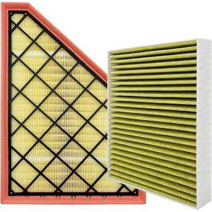 Cabin and Engine Air Filter Fits for Traverse 2018-2025, Blazer 2019-2025, Acadia 2017-2025, Enclave 2018-2025, XT5 2017-2025, XT6 2020-2025, Fits 23321606, CA12166, CF11966