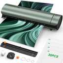 Qfun Laminator Machine 11x17 Cold Thermal Laminator13 inch Laminating Machine 60s Warm-up with 30 Laminate Sheets9 in 1 Desktop A3 Lamination Machine with Paper Trimmer for Teacher Home Office (Green)