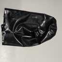 Black Latex Hood Mask,Latex Masks Full Face for Men Women,Rubber Mask Back Zipper Handmade Cosplay Costumes