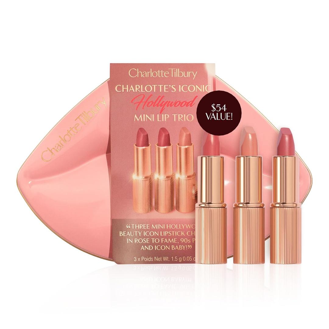 Charlotte Tilbury K.I.S.S.I.N.G Lipstick - Moisturizing & Hydrating Lipstick with Light-Diffusing Pigments for a Luminous Finish & Fuller-Looking Lips