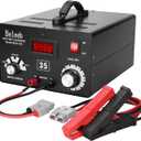 C35 Adjustable Battery Charger 12V 24V 36V 48V 60V 72V, Pulses of High-Voltage Battery Desulfator Maintainer with Smart Chip for Lead-Acid Lithium-ion Batteries