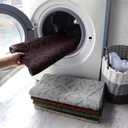 2 x TOONOW Indoor Doormats Front Door Mat,32 "x17, Low-Profile Machine Washable Kitchen Rug, Absorbent Mud Half Round Entrance Mat for Outdoors, Entryway, Patio, Bedroom,Purple