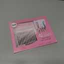 Lash Clusters Kit, DIY Cluster Eyelash Extensions 516mm,144pcs Fluffy D Curl Natural Lashes with Bond and Seal,Remover, TweezersNatural Fake Cat Eye Individual Manga Clusters 1-5-L