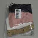 Yeblues 4 Pack Slip Shorts for Under Dresses Anti Chafing Underwear Seamless Comfortable Smooth Yoga Biker Workout Shorts (Black White Nude Pink, L)