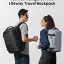 tomtoc Travel Backpack 28L, TSA Friendly Flight Approved Carry-on Luggage, Personal Item Travel Bag, Water-resistant Lightweight Business Rucksack, Durable Bag Fits 16 Inch Laptop