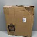 Mayfair Padded Toilet Seat, Cushioned Soft Vinyl over Wood Core Seat, Secure Hinges, Easy Clean, Made in USA, Round, Bone