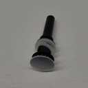 Bathroom Sink Drain with Overflow - Big Cap Fit for Large Undermount Sink with 1 3/4" Drain Opening - Pop Up Vanity Sink Drain,Matte Black