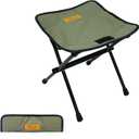 MOON LENCE Collapsible Stool, Compact Aluminum Folding Stool with Storage Bag, Lightweight Camping Stool Small Portable Seat for Camping, Hiking, Fishing, Gardening (Green)