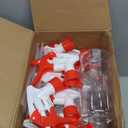 Eccliy 12 Pcs 16 Oz Plastic Spray Bottle, Adjustable Empty Reusable Sprayer for Cleaning, Planting, Water, Bathroom and Kitchen, BBQ, Commercial and Residential(Red, Black,Original)