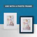 Somime 10 Pack White Photo Board 11x14 Mat for 8.5x11 Photo Mat, White Core Bevel Cut 11x14 Matted Picture Frame Mat Kit Includes 10 Pre Cut Frame Mats & 10 Acid Free Backers & 10 Clear Seal Bags