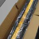 Happybuy 4 Pack of 1-Channel Rubber Cable Protector Ramps Heavy Duty 18000Lbs Load Capacity Cable Wire Cord Cover Ramp Speed Bump Driveway Hose Cable Ramp Protective Cover