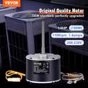 VEVOR OEM Upgraded Condenser Fan Motor, 1/4 HP 1100RPM, Replacement for ac GE Genteq Carrier Bryant Payne Dayton, 5KCP39EGS070S, 5KCP39EGY823S, 3905, HC39GE237, 6DLL0, Reversible Rotating + Capacitor