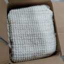 nuLOOM 5x8 Daniela Jute Tassel Hand Woven Area Rug, Off White, Solid Chunky Farmhouse Design, Natural Fiber, For Bedroom, Dining Room, Living Room, Hallway, Office, Entryway 5' x 7'6" (Rectangular), Off White