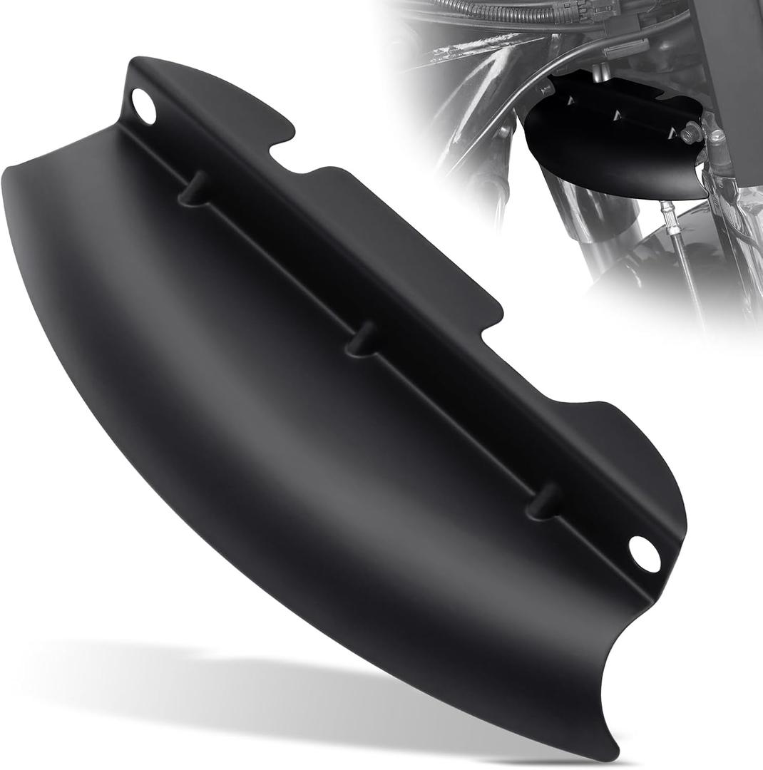 PBYMT Motorcycle Lower Triple Tree Wind Deflector Compatible with Harley Davidson Touring Street Glide Road Glide Electra Glide Road King FLH/T FLHX 2014-2023, Matte Black