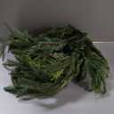 DearHouse Pine Garland Christmas Decoration, Artificial Greenery Garland Norfolk Pine Leaves for Holiday Season Mantel Fireplace Table Runner Centerpiece (Mixed Pine Garland)