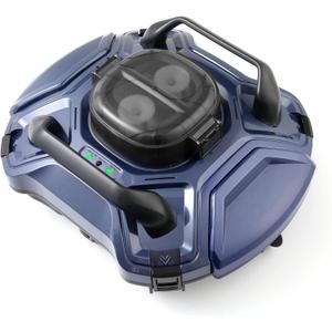 Cordless Robotic Pool Cleaner, Robotic Pool Vacuum Automatic Cleaning, Dual-Motor, Self-Parking,for Above/In Ground Swimming Pools(Blue) Cordless Robotic Pool Cleaner, Robotic Pool Vacuum Automatic Cleaning, Dual-Motor, Self-Parking,for Above/In Ground Swimming Pools(Blue)