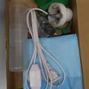 Chicken Brooder Box for Chicks & Quail with 3 Absorbent Pads, Feeder and Waterer - Adjustable Temperature Control Brooding Box for Small Chicken Coop & Quail Cage (15.7x12x12 Inches)