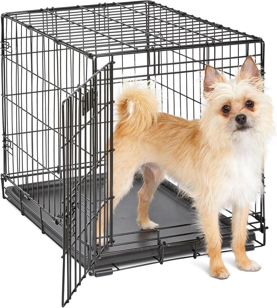 Midwest 24-Inch Single Door iCrate, for Small Breeds, 12-20 lbs, 24.77"L x 17.92"W x 19.5"H