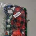 Tongcloud 3 Pack Plaid Puppy Cat Shirt - Cute Dog & Cat Shirts for Medium Dogs & Cats - Birthday Party & Holiday Photo((Red, Blue & White,Medium)