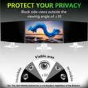 2 Pack Privacy Screen for 34 Inch 21:9 (79.8x34cm) Computer Monitor - Blue Light Filter & Anti-Glare, Removable Screen Privacy Shield | PC Protector Film for Flat and Curved Screens