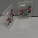 Hummingbird Acrylic Book Ends 2 Pieces, Clear Bookends for Shelves, Decorative Bookends for Heavy Books, Book Stopper Bookshelf Decor Home Office School for Hummingbird Gifts for Women