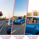 Didiseaon Easter Bunny Ears Nose Car Decor: Rabbit Ears Car Antenna Topper, Outdoor Easter Decorations for Auto Vehicles Christmas Party Exterior Accessories