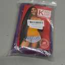 Light Purple Braiding Hair 12 Inch Pre Stretched Hair Short Straight Crochet Braids Yaki Texture Synthetic Fiber 4 Packs (Purple)