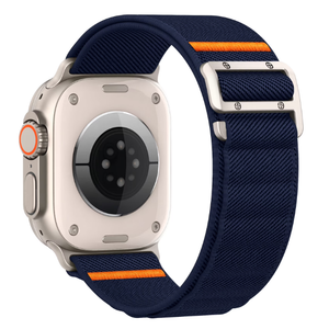 Sport Band Compatible with Apple Watch Ultra 3/2/1 Band 49mm 46mm 45mm 44mm 42mm 41mm 40mm 38mm Men Women, Stretchy Nylon Loop Strap with G-Hook for iWatch Series Ultra 11 10 SE 9 8 7 6 5 4 3