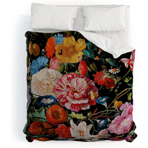 Society6 2021 Cotton Comforter, King, Burcu Korkmazyurek Night Garden XXXVI