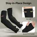 Arm Protectors For Thin Skin And Bruising, Cut Resistant Sleeves For Men Women, A5 Level Farmer Sleeves For Gardening, Welding, Kitchen (Black, 17.7 In)