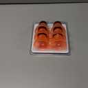 Reusable Soda Can Lids - 6-Pack Spill-Proof, Snap-On Covers for Freshness and Protection, Orange Can Toppers Set of 6