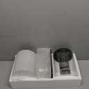 Glass Jars and Acrylic Dryer Sheet Holder, Laundry Pods Container with Bamboo Lid and 27 Labels, Powder Detergent Containers for Laundry Room Organization, Storage Jars Set (3 Pack, Black)