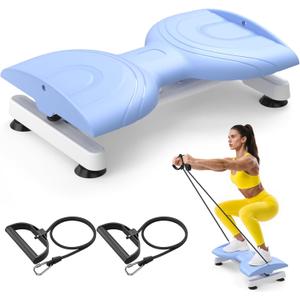 Waist Twist Machine, Twist Machine Exercise with 300 Lbs Weight Capacity, Ab Twist Board for Slim Waist and Core Ab Exercise,Noiseless Home Gym Equipment for Women Men (Blue)
