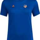 Adidas Womens Fc Cincinnati MLS Short Sleeve T-Shirt (Blue, L)