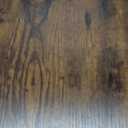 AMHANCIBLE C Shaped End Tables Set of 2, Couch Side Tables That Slide Under, TV Trays for Living Room, Bedroom, Small Space, Sofa, Rustic Brown, HET02BBR