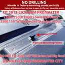 No Drilling Required Van Ladder Rack,Van Roof Rack with Cargo Stoppers,Compatible with 2013-2025 RAM ProMaster(Not City) (with Roller)