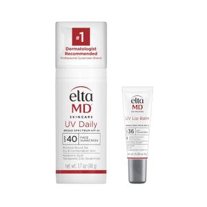 EltaMD UV Lip Balm SPF Sunscreen, Sunscreen Lip Balm with SPF 30+, Protects Dry Cracked Lips, Transparent Zinc Oxide, 0.28 Tube
