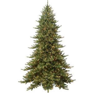 Puleo International 9' Royal Majestic Fir Artificial Christmas Tree with 800 Lights, Green
