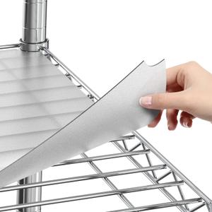 Set Of 4 Wire Shelf Liners, Long Lasting And Superior Quality (Transparent)