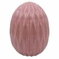 Lavender Ceramic Channel Tufted Egg: Easter Decor (3.5" x 3") Lavender Ceramic Channel Tufted Egg: Easter Decor (3.5" x 3")