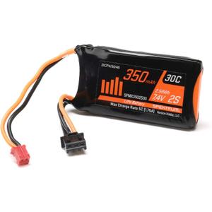 Spektrum 350mAh 2S 7.4V LiPo w/ PH2.0 2pin Power Connector, SPMX3502S30