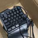 RedThunder One Handed Gaming Keyboard RGB Backlit 35 Keys Portable Mini Gaming Keypad Ergonomic Game Controller for PC Gamer