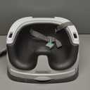 Ingenuity Baby Base 2-in-1 Booster Feeding and Floor Seat with Self-Storing Tray - Slate